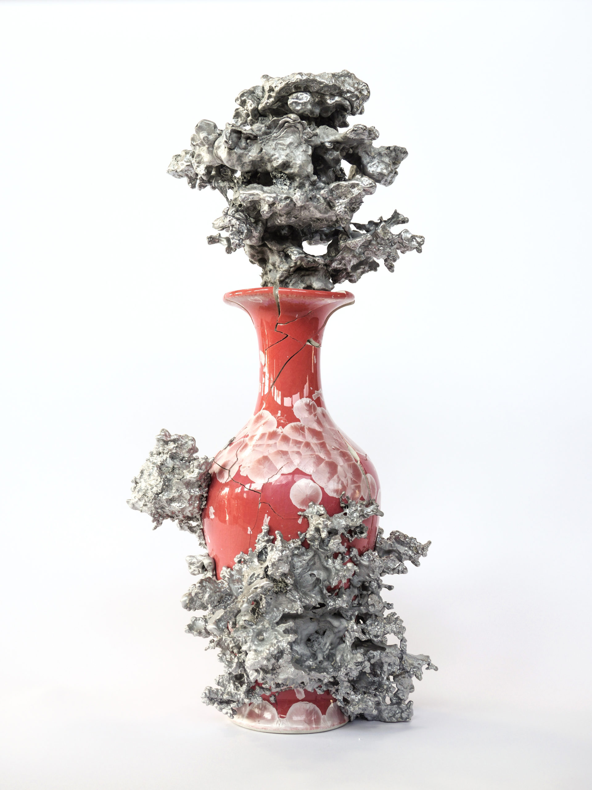 2016_Hanabi, 2016, porcelaine et fonte d'aluminium, 33 x 33 x 33 cm--1-8
