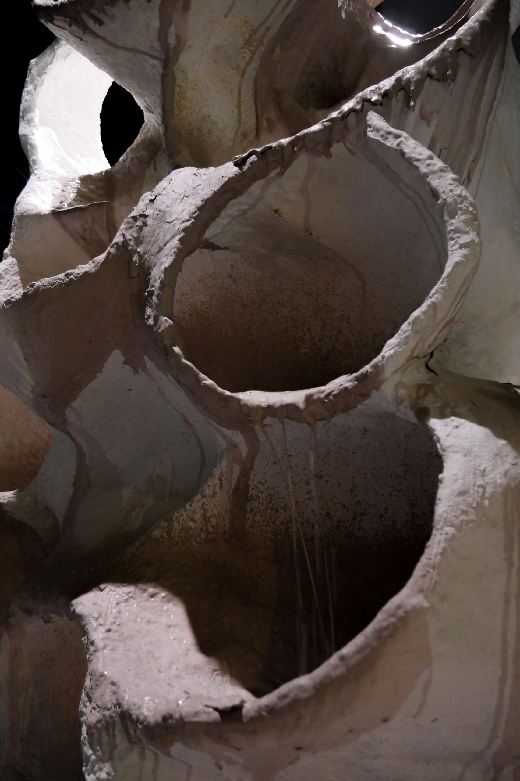 2020_Wild Water, 2020, bois, plâtre, boue, système de pompage, 420 x 300 x 300 cm-1230588